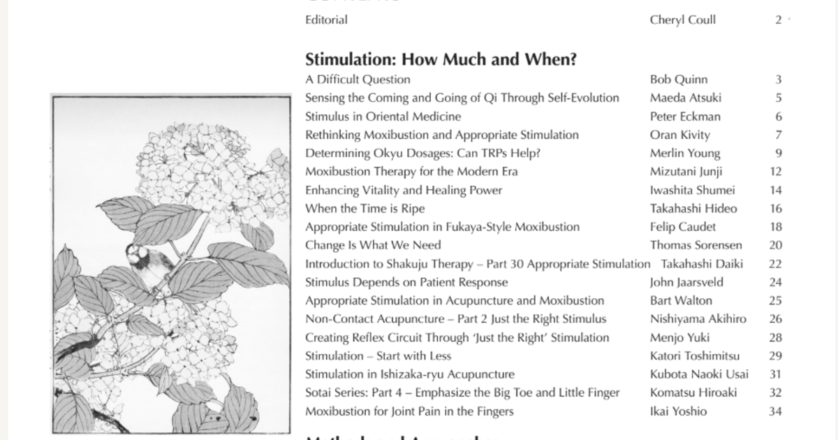 14本連続で『北米東洋医学誌』に論文が掲載